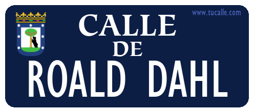 cartel_de_calle-de-ROALD DAHL_en_madrid_antiguo